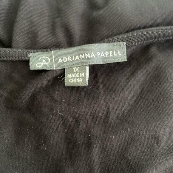 Adriana Pappell Sleeveless Embroidered 1X Tank Top Witchy Goth Fairy Boho Rodeo - Picture 3 of 8